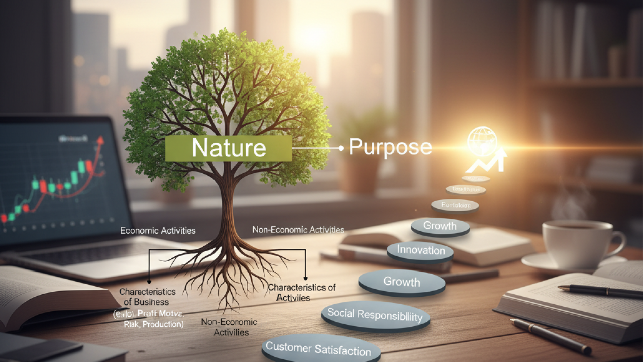 business study nature and purpose of business